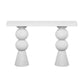 Lupita White Console Table