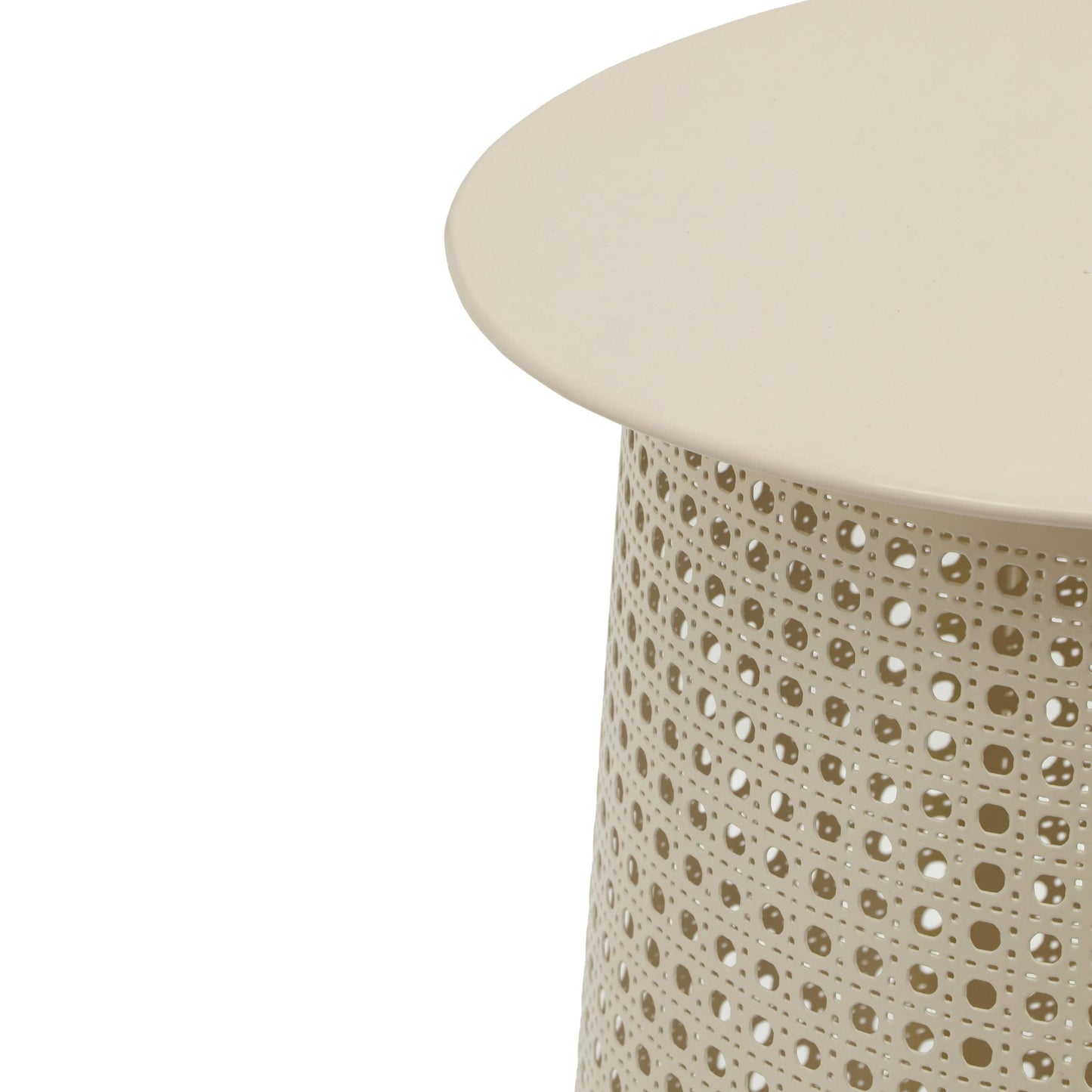Pesky Eggnog Cream Side Table