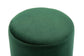 Pri Forest Green Velvet Ottoman