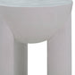 Morse White Wooden Accent Table