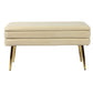 Ziva Cream Storage Bench