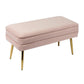 Ziva Blush Storage Bench