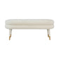 Betty Cream Velvet Bench