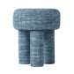 Claire Teal Green Knubby Stool