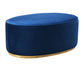 Scarlett Navy Ottoman