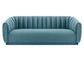 Arno Sea Blue Velvet Sofa