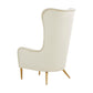 Ethan Cream Velvet Tall Chair
