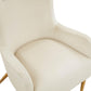 Ethan Cream Velvet Tall Chair