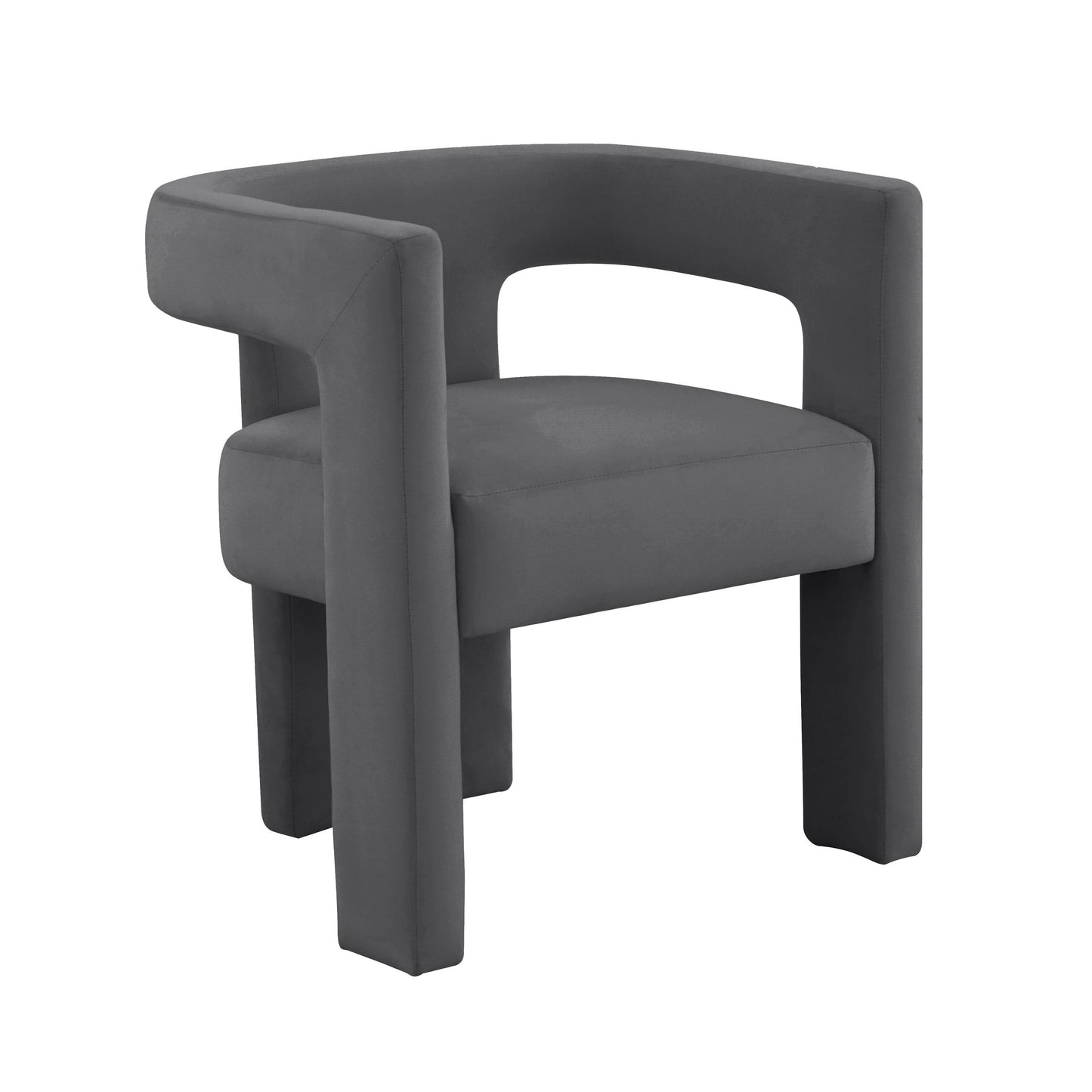 Sloane Dark Grey Velvet Dining Chair
