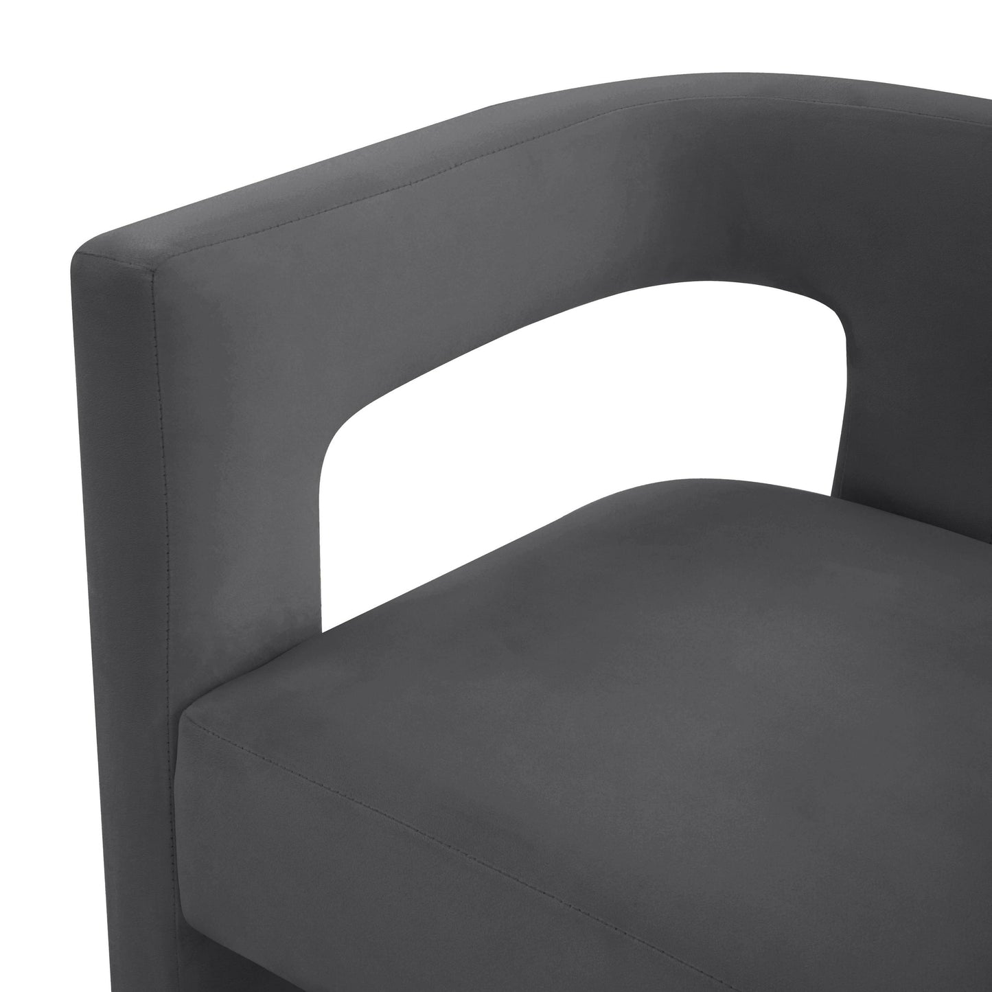 Sloane Dark Grey Velvet Dining Chair