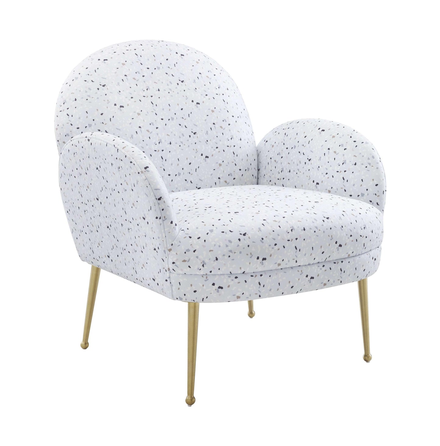 Gwen Terrazzo Velvet Chair