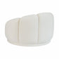 Marshmallow Cream Velvet Lounge Chair
