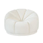 Marshmallow Cream Velvet Lounge Chair