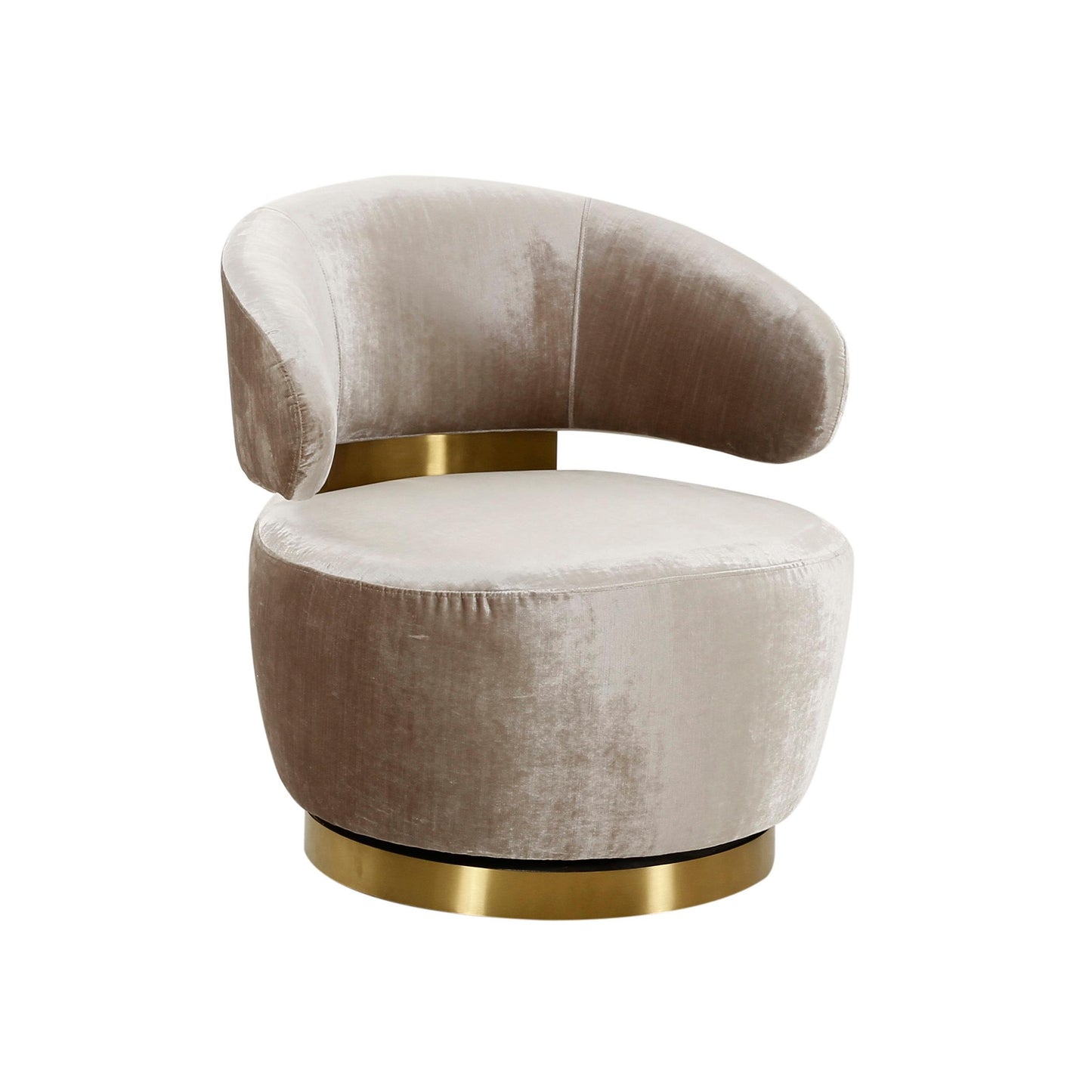 Austin Champagne Velvet Chair