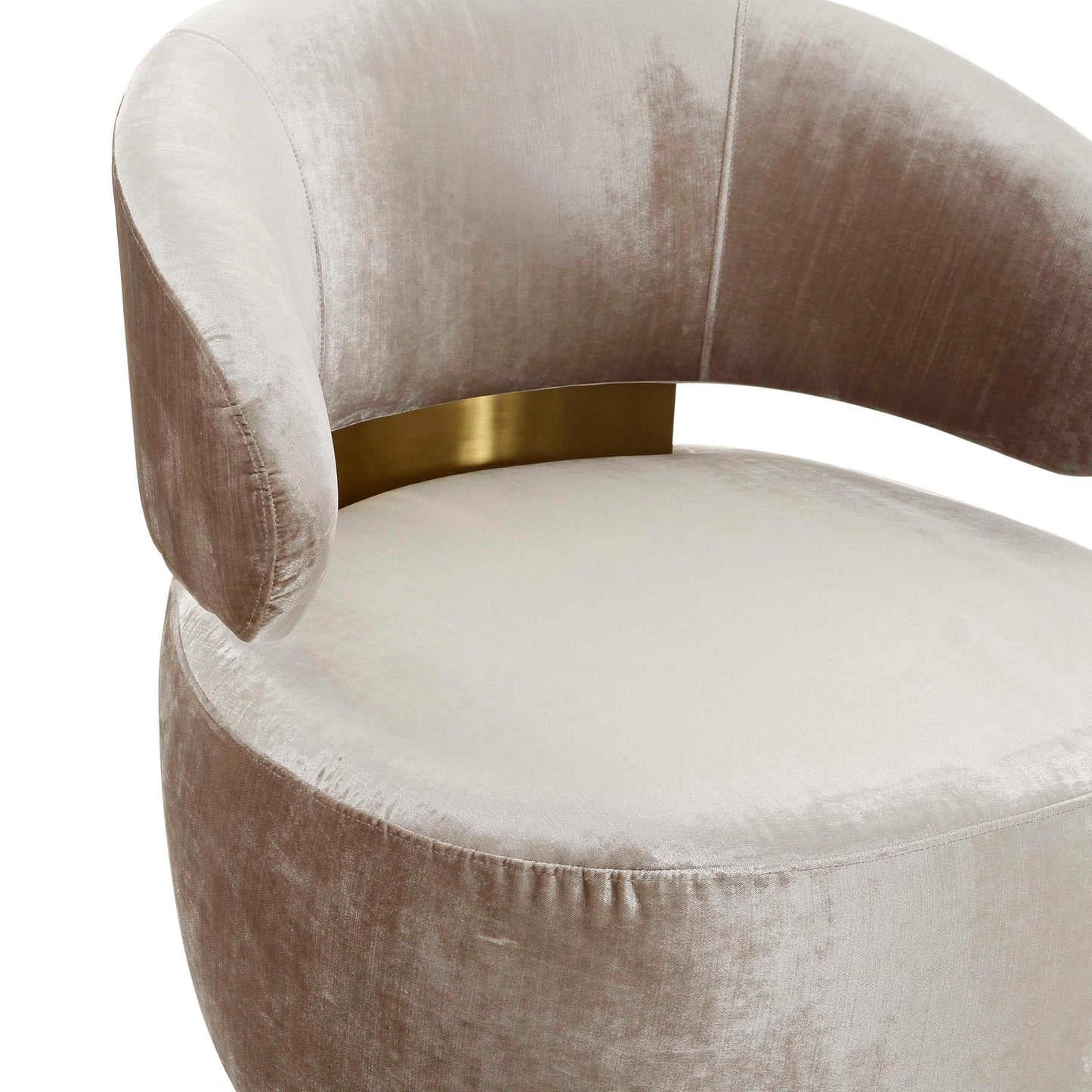 Austin Champagne Velvet Chair