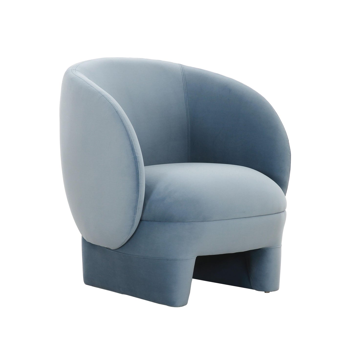 Kiki Bluestone Velvet Accent Chair