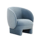 Kiki Bluestone Velvet Accent Chair