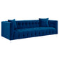 Bea Navy Velvet Sofa