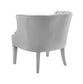 Turin Grey Velvet Chair