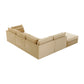 Jessie Champagne Velvet Modular Sectional