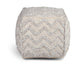 Kenzari Handwoven Pouf