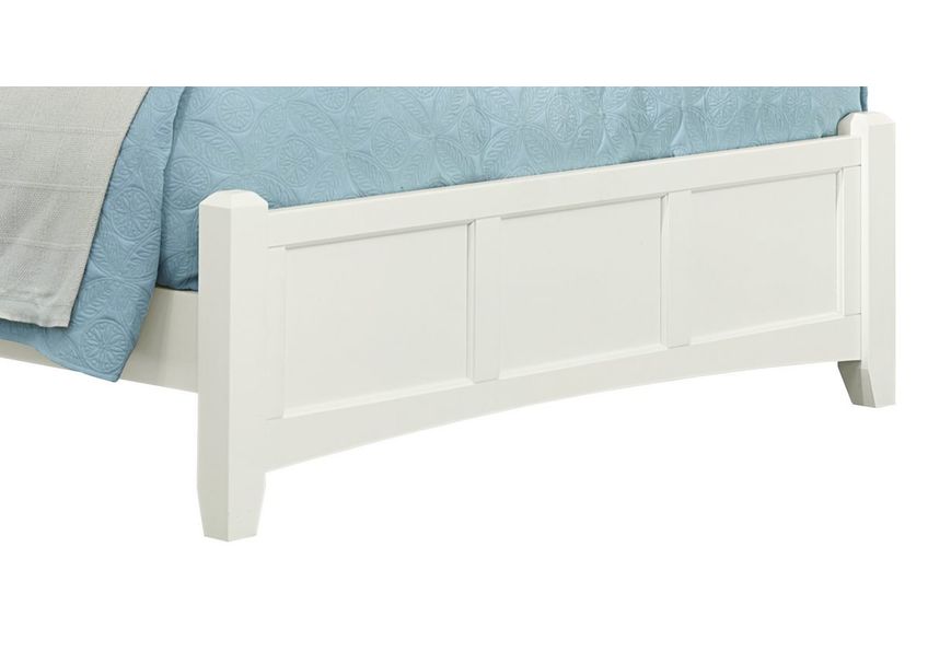FULL, QUEEN & KING MANSION BED - WHITE FINISH
