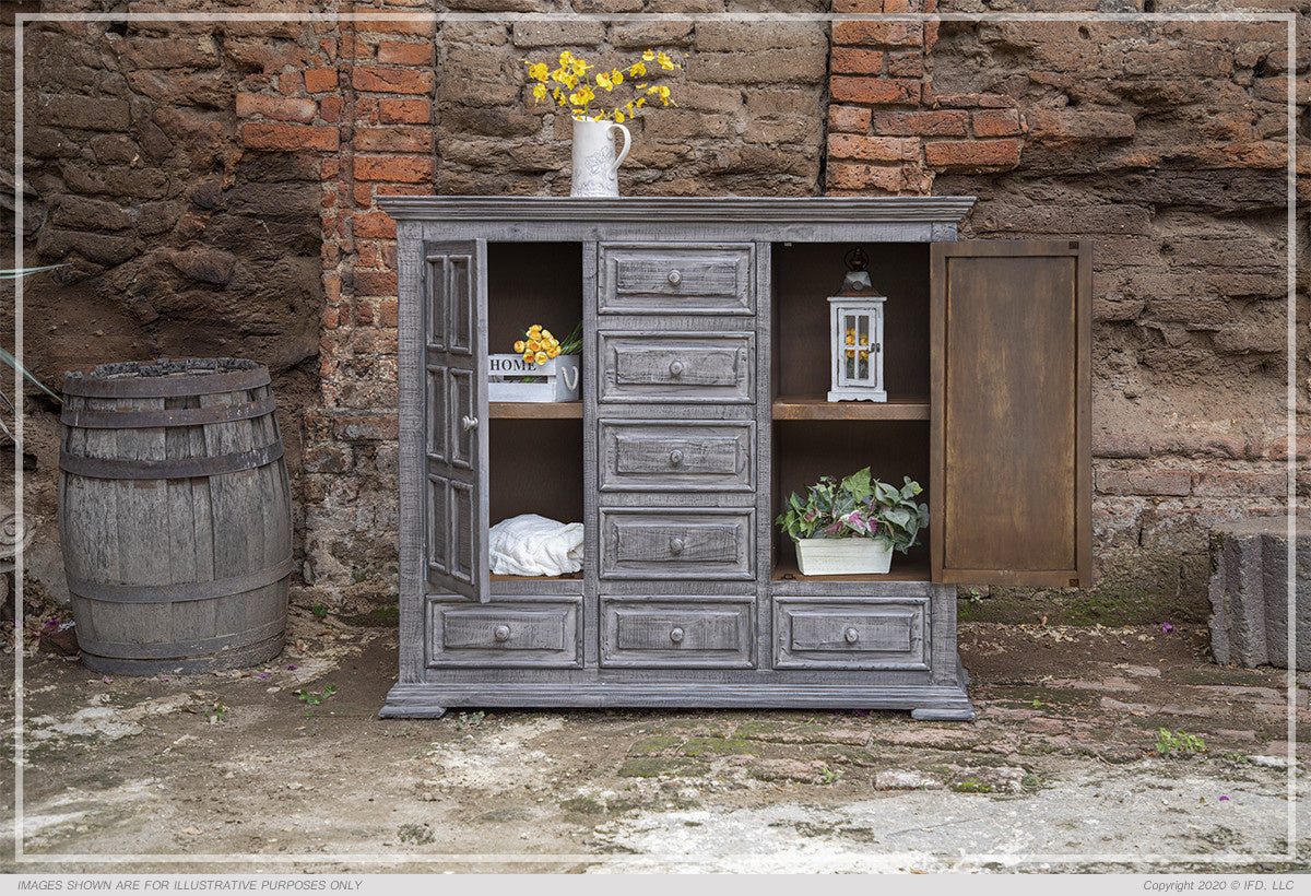 7 Drawers, 2 Doors Mule Chest