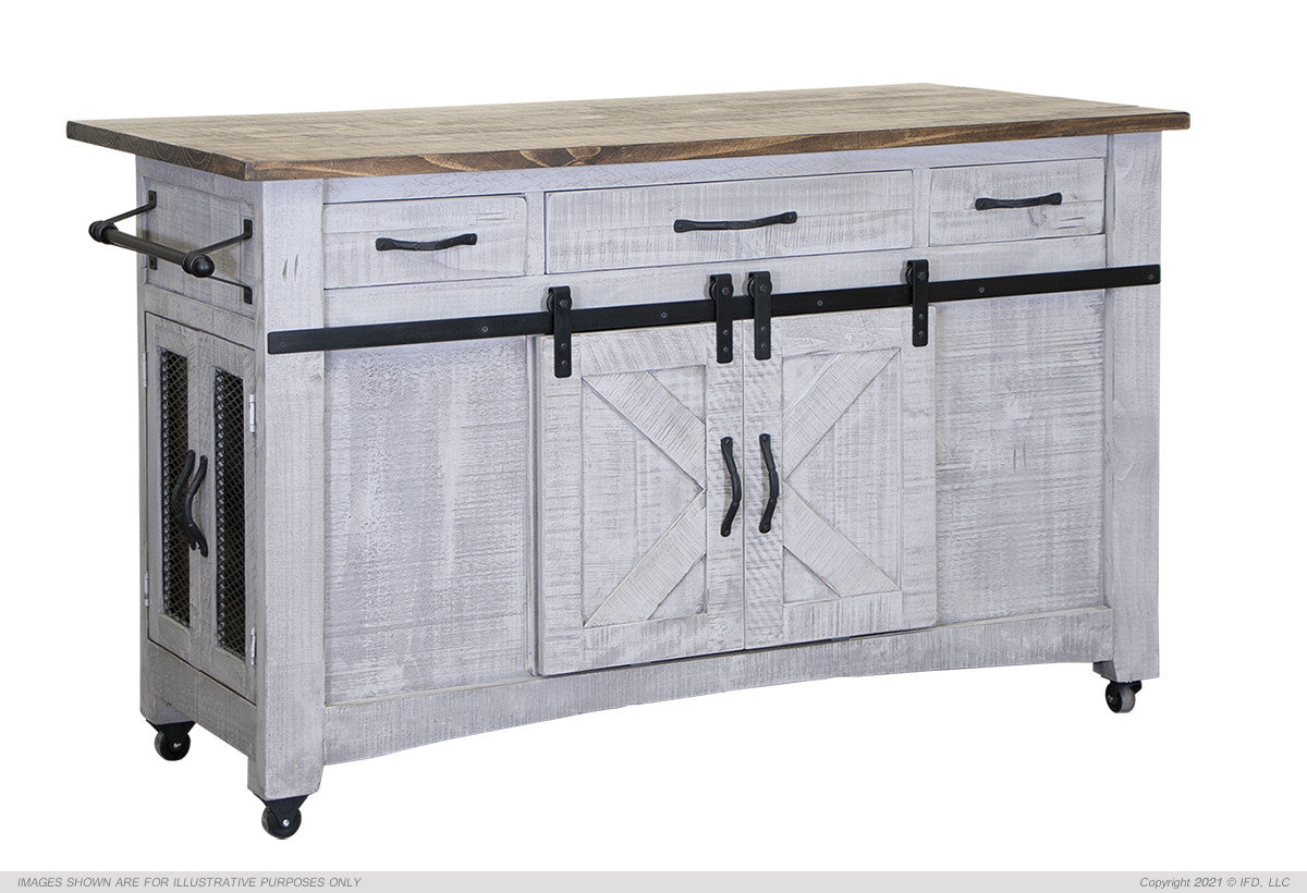 3 Drawer 6 Door Kitchen Island