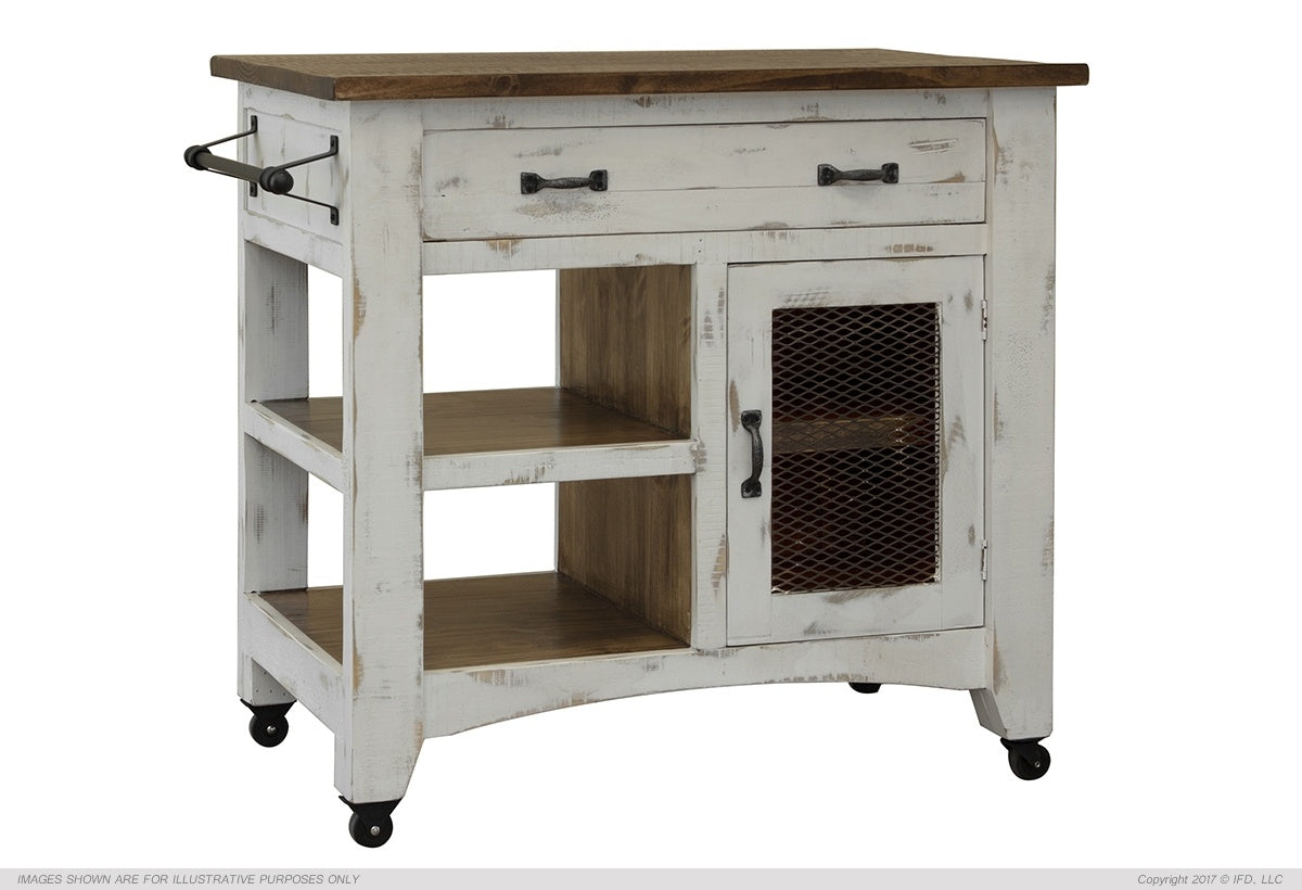 1 Drawer, 1 Mesh Door Kitchen Island