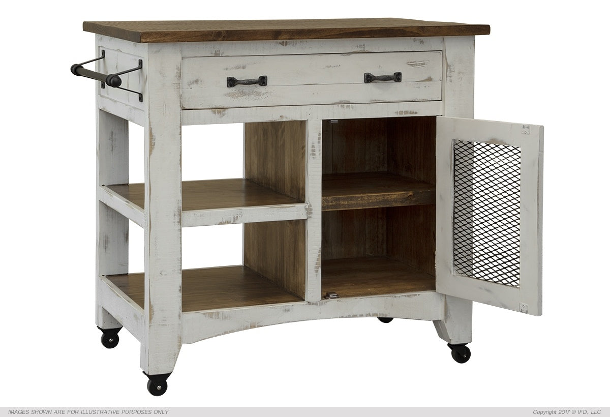 1 Drawer, 1 Mesh Door Kitchen Island