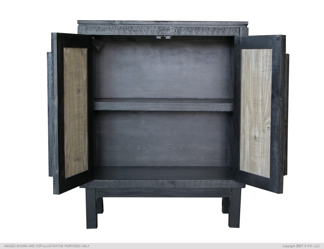 2 Doors, Buffet w/ Black finish