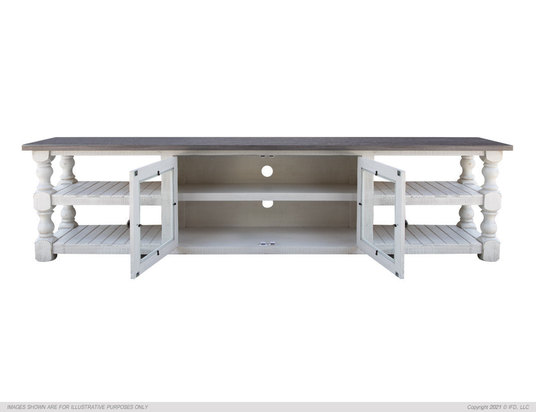 2 Door 93" TV Stand