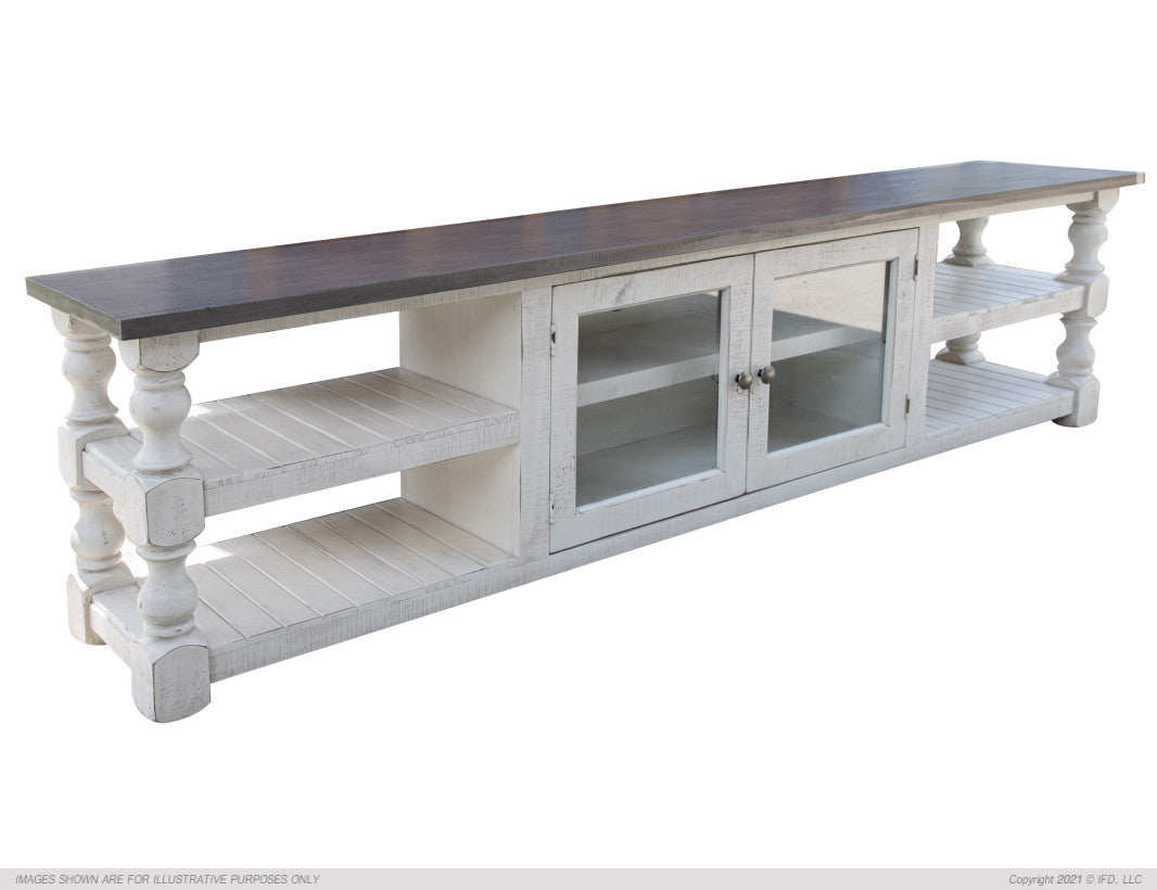 2 Door 93" TV Stand