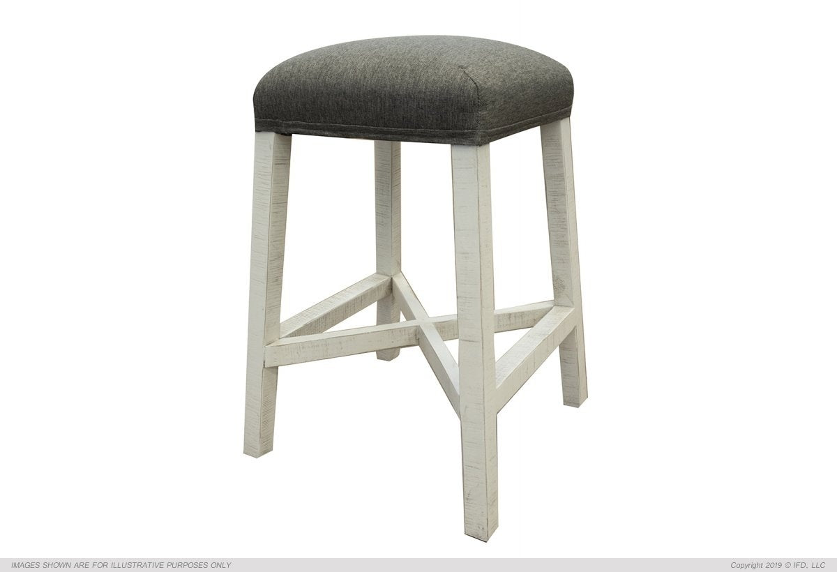 Upholstered Seat 24" Stool
