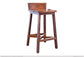 Brown 30" Wooden Stool