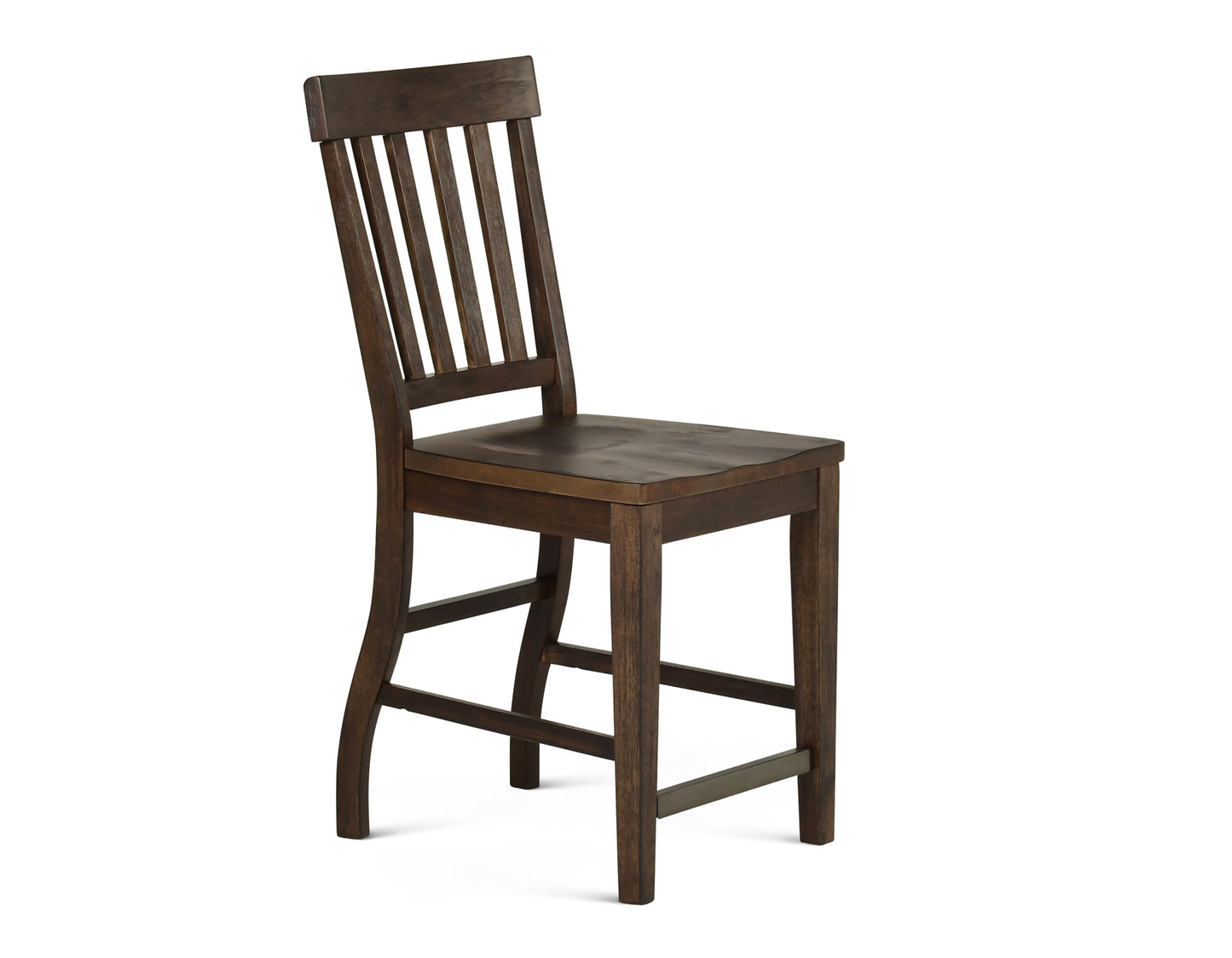 Cayla 24″ Counter Stool, Dark Oak