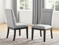 Yves 5 Piece Dining Set
(Table & 4 Grey Performance Side Chairs)
