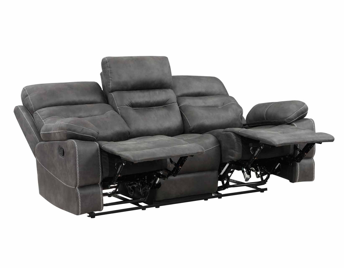 Rudger Manual Reclining Sofa, Gray