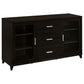 Lewes 2-door Engineered Wood 60-inch TV Stand Cappuccino