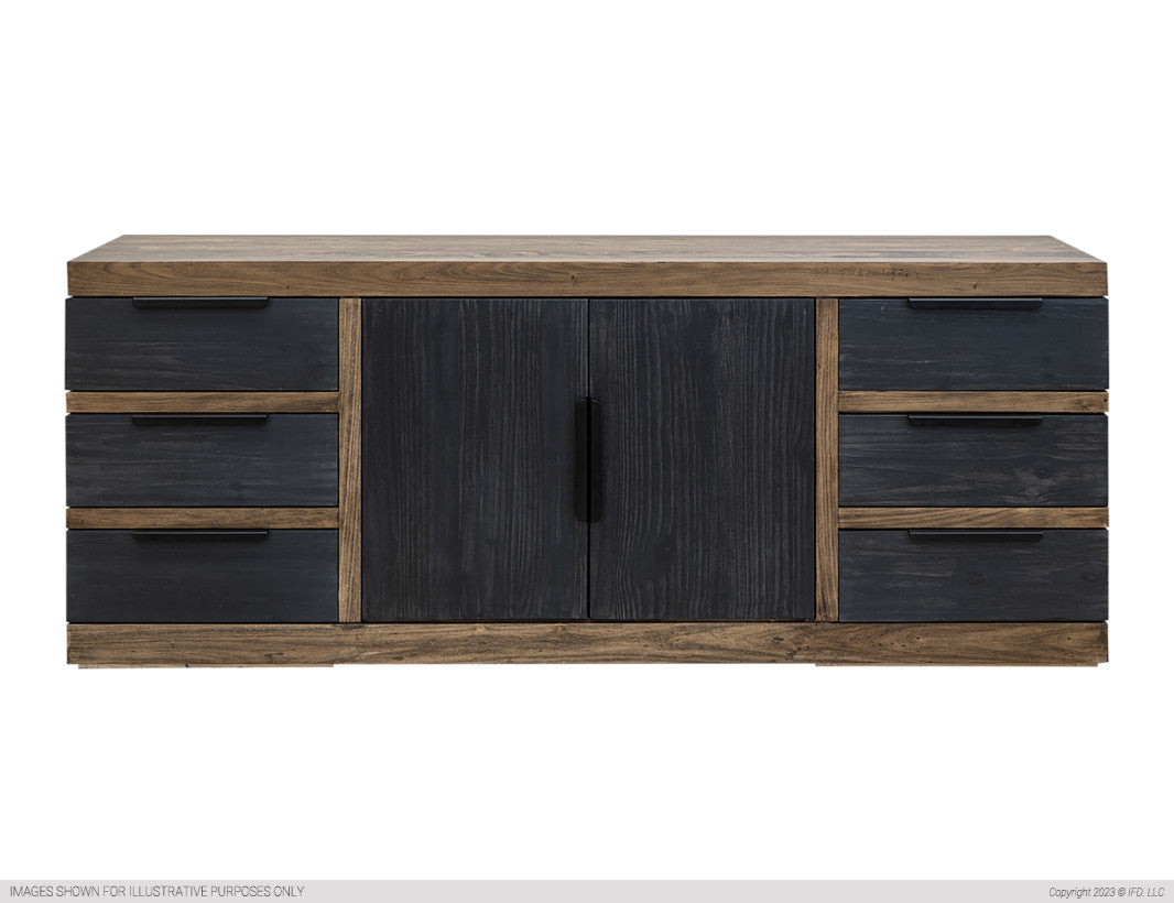 6 Drawers & 2 Doors, Consolé.