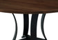 48 INCH ROUND TABLE W/ METAL BASE