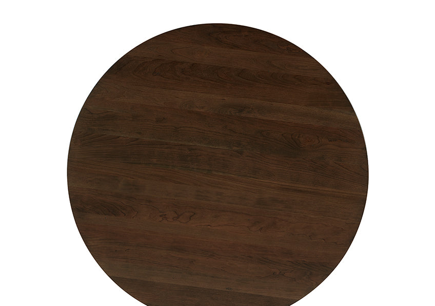 48 INCH ROUND TABLE W/ METAL BASE