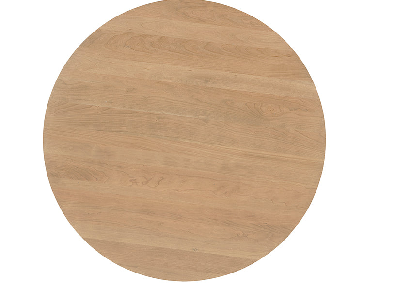 48 INCH ROUND TABLE W/ WOOD BASE